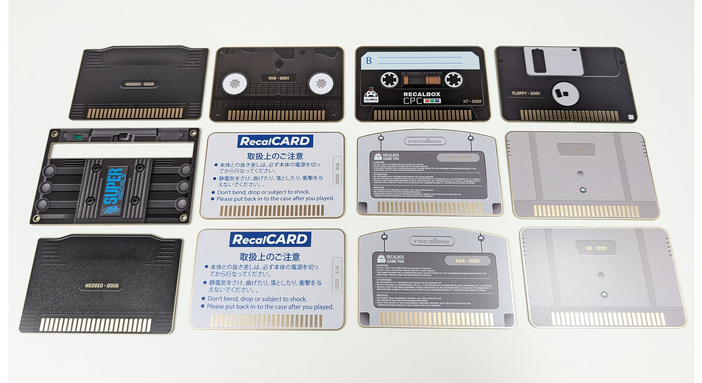 11 RecalCards + 1 Façade PC-Engine