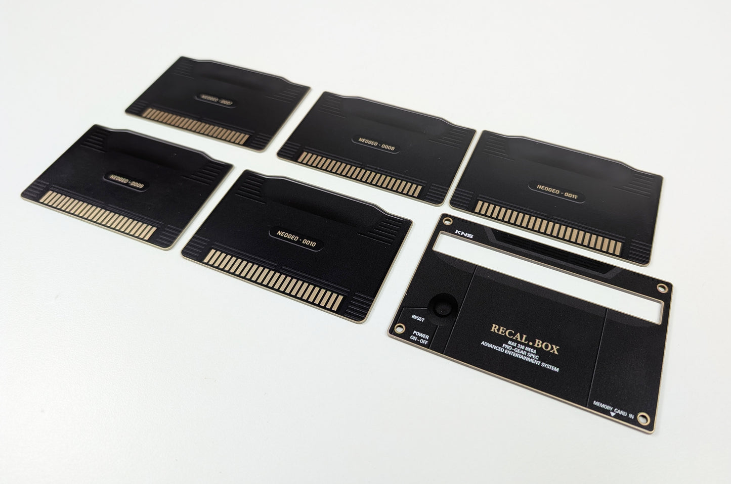 5 RecalCards Neo-Geo + Façade Neo-Geo