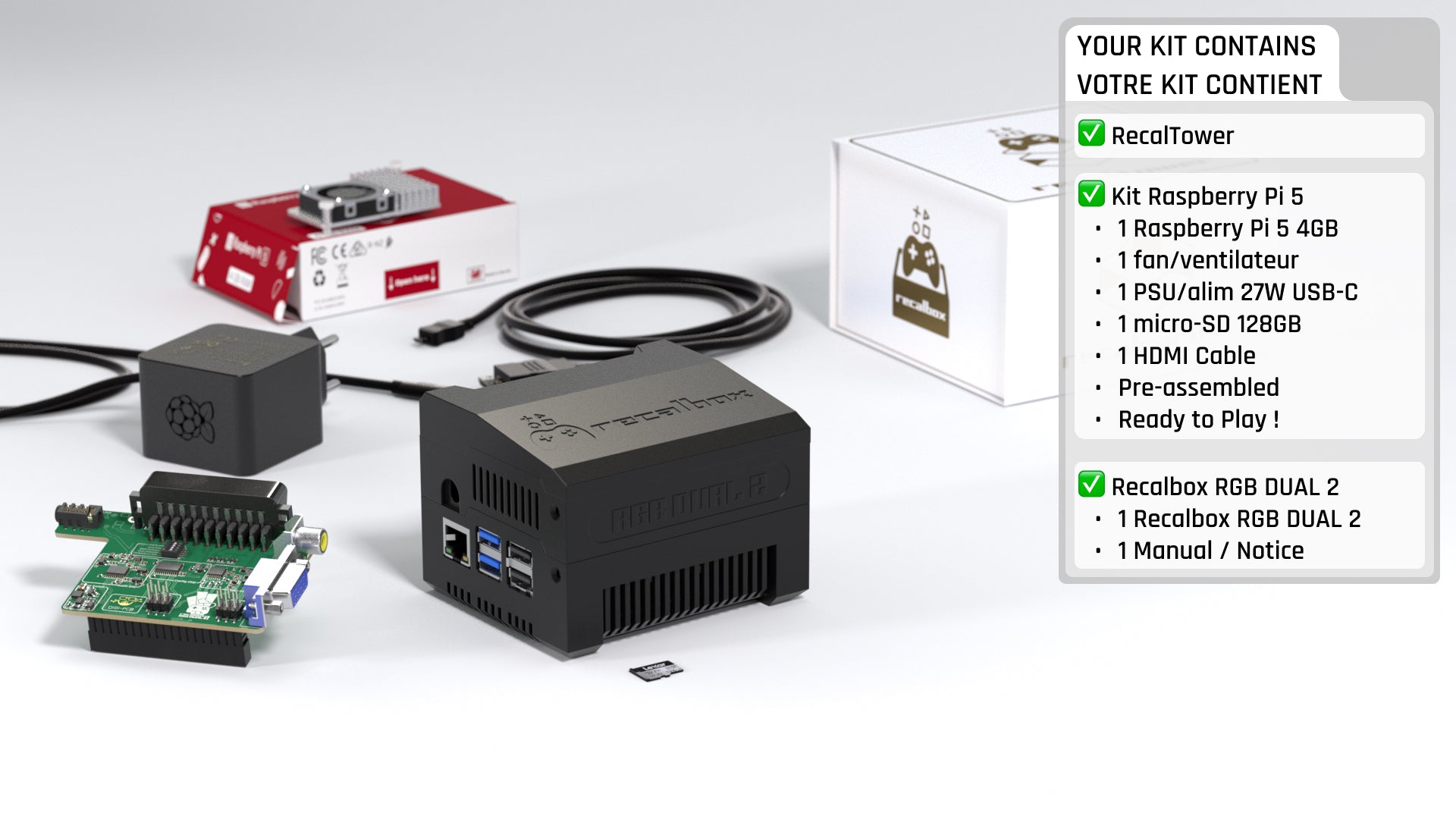 PREORDER - Kit RecalTower personnalisable – Recalbox Shop